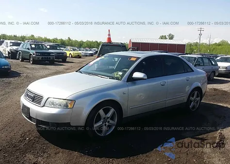 2004 Audi A4 1.8T z USA, uszkodzony, nr VIN WAUJC68E34A053450